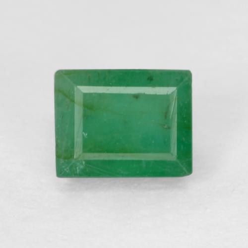 Émeraude vert naturelle baguette, 0,53 ct, SI-I1