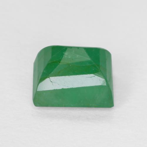 Émeraude vert naturelle baguette, 0,53 ct, SI-I1