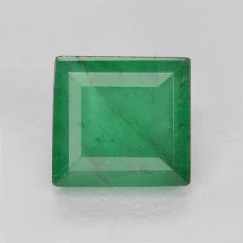 Émeraude Vert moyen naturelle Carré, 0.42 ct, VS-SI