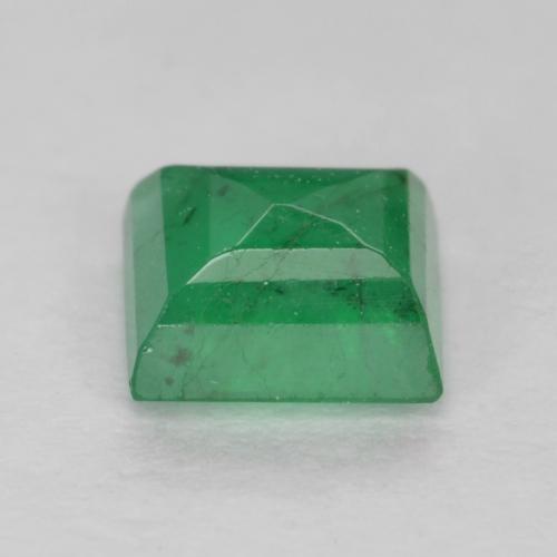 Émeraude Vert moyen naturelle Carré, 0.42 ct, VS-SI