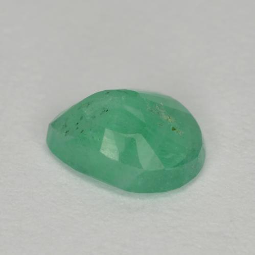 Émeraude Vert clair naturelle En forme de poire, 0.54 ct, SI