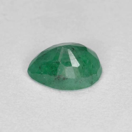 Émeraude vert naturelle en forme de poire, 0,47 ct, SI-I1