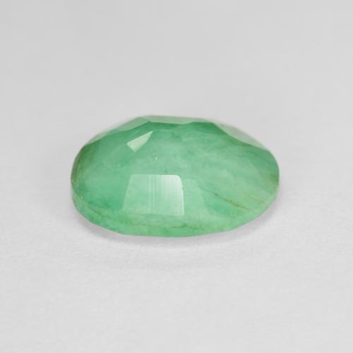 Émeraude vert naturelle coupe ovale, 2,39 ct, SI-I1