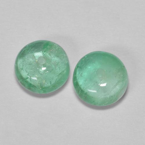 Achetez naturel 1,34ct vert émeraude gems, coupe roude, en provenance colombie chez gemselect. en stock, livraison internationale!