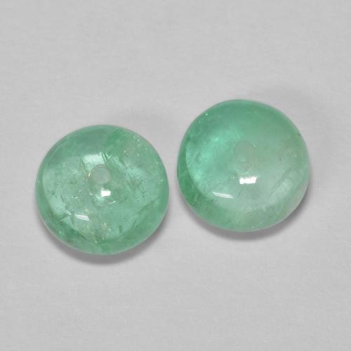 Achetez naturel 1,34ct vert émeraude gems, coupe roude, en provenance colombie chez gemselect. en stock, livraison internationale!