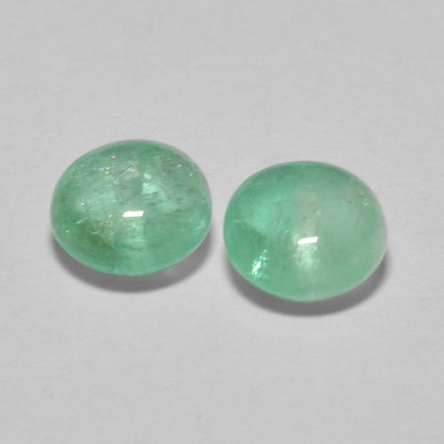 Achetez naturel 1,34ct vert émeraude gems, coupe roude, en provenance colombie chez gemselect. en stock, livraison internationale!