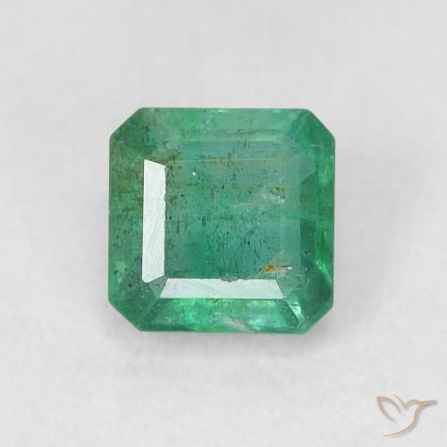 Émeraude Vert chaud naturelle Octogone / coupe Émeraude, 0.69 ct, SI