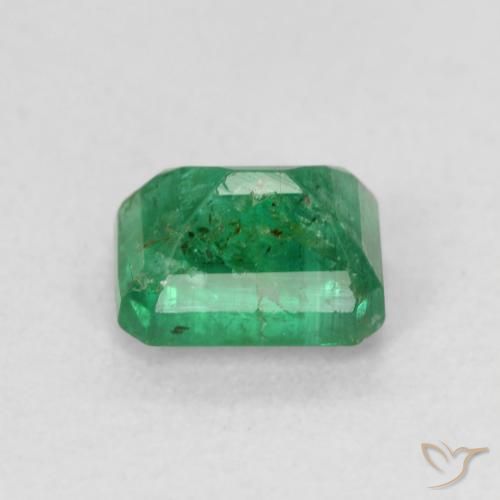 Émeraude Vert frais naturelle Octogone / coupe Émeraude, 0.94 ct, SI