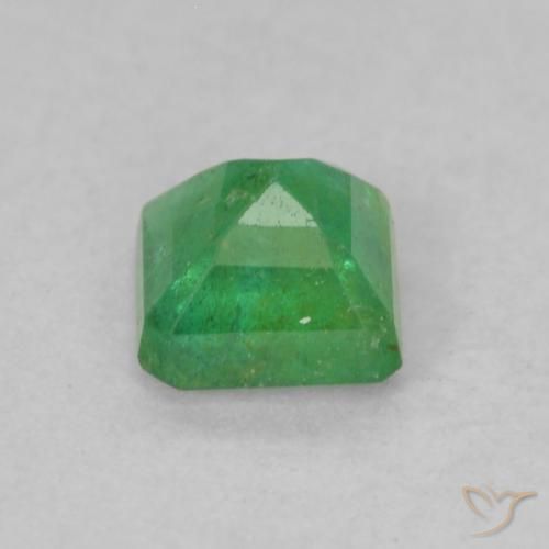 Émeraude Vert trèfle naturelle Octogone / coupe Émeraude, 0.33 ct, SI