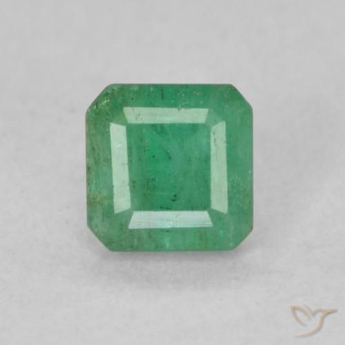 0.33ct Naturel Vert moyen Émeraude, Taille émeraude, SI