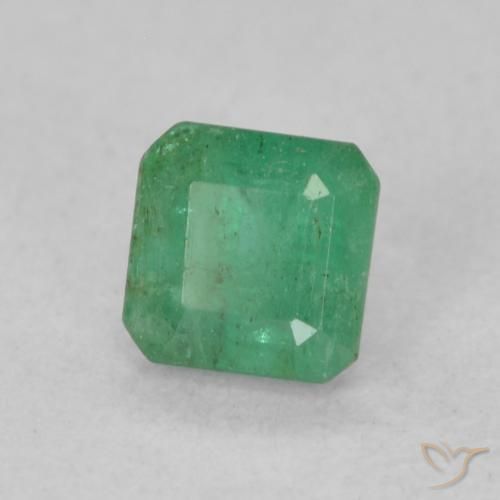 Émeraude Vert moyen naturelle Octogone / coupe Émeraude, 0.33 ct, SI