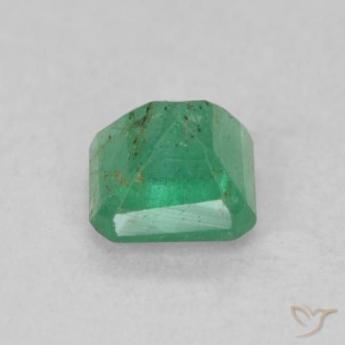 Émeraude Vert moyen naturelle Octogone / coupe Émeraude, 0.33 ct, SI