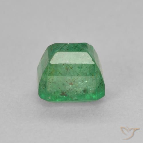 Émeraude Vert clair moyen naturelle Octogone / coupe Émeraude, 0.89 ct, SI