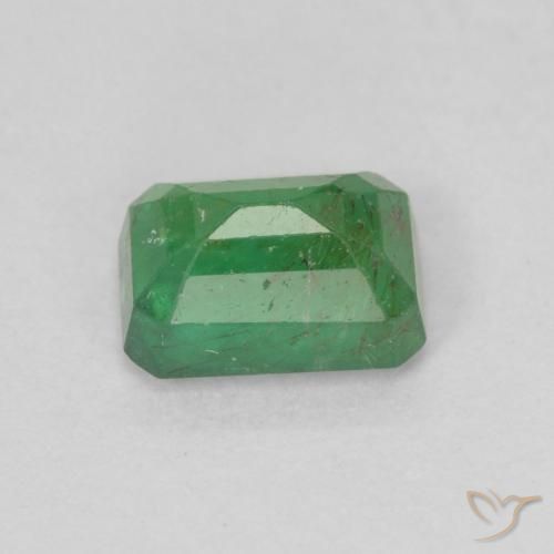 Émeraude Vert moyen naturelle Octogone / coupe Émeraude, 0.69 ct, SI