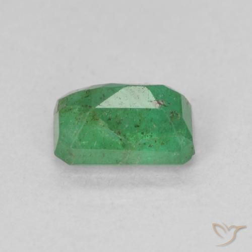 Émeraude Vert moyen naturelle Octogone / coupe Émeraude, 0.63 ct, SI-I1