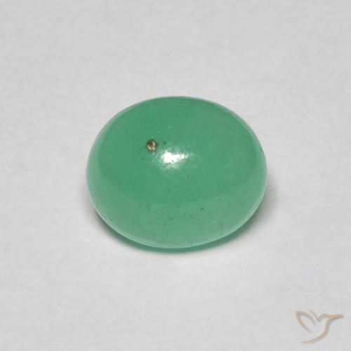 0.97ct Naturel Vert moyen Émeraude, ovale, Translucide