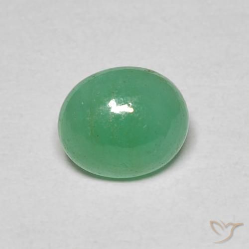 1.04ct Naturel Vert clair Émeraude, ovale, Translucide