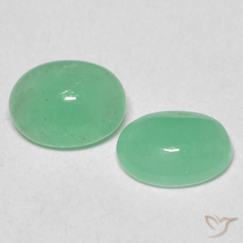 Shop natural 0.99ct Vert fougère Émeraude gems, ovale, from Colombie at GemSelect. In stock, global shipping!