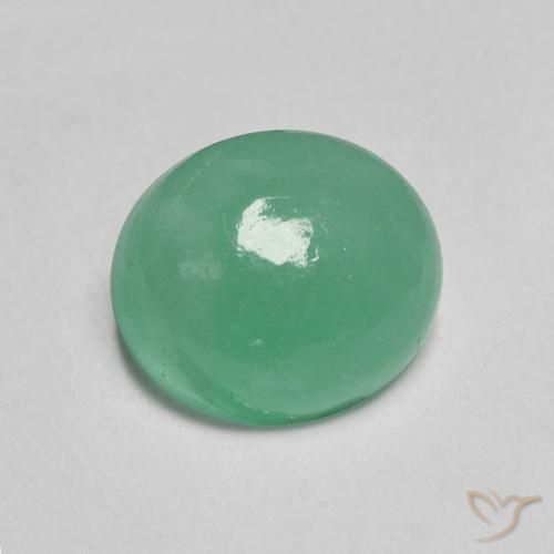 Émeraude Menthe verte naturelle ovale, 2.01 ct, Translucide