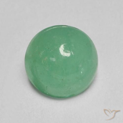Émeraude Vert froid léger naturelle Tour, 1.27 ct, Translucide