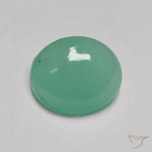 1.35ct Naturel Medium Light-Green Émeraude, ovale, Translucide