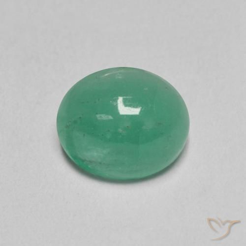 1.12ct Naturel Vert moyen Émeraude, ovale, Translucide