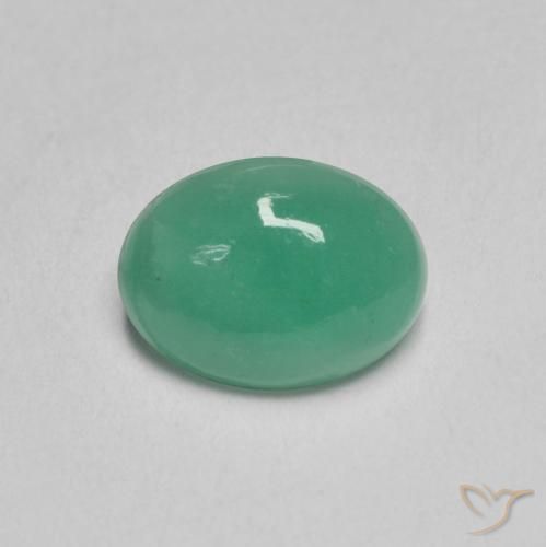 1.09ct Naturel Vert frais Émeraude, ovale, Translucide