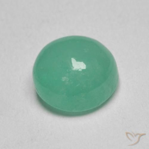 Émeraude Vert clair naturelle Tour, 1.04 ct, Translucide