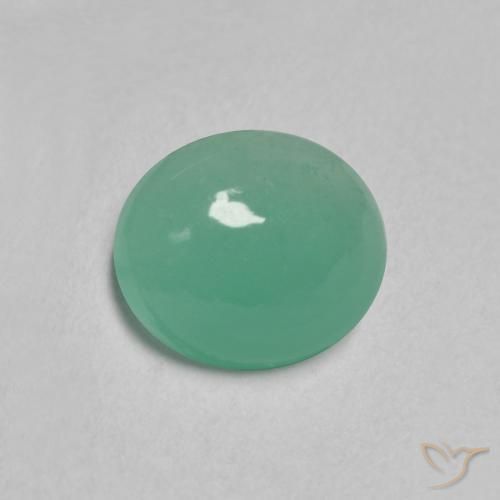 0.83ct Naturel Vert clair Émeraude, ovale, Translucide