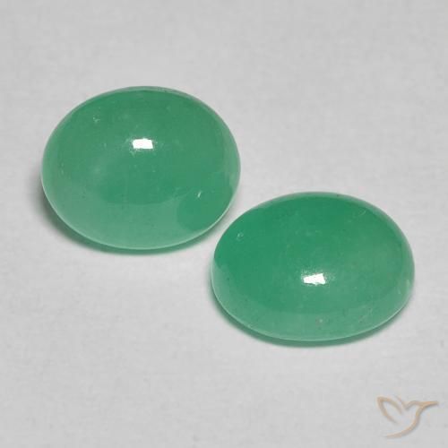 1.49ctw Naturel Vert clair Émeraude, ovale, Translucide