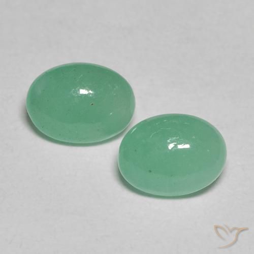 0.97ctw Naturel Menthe verte Émeraude, ovale, Translucide