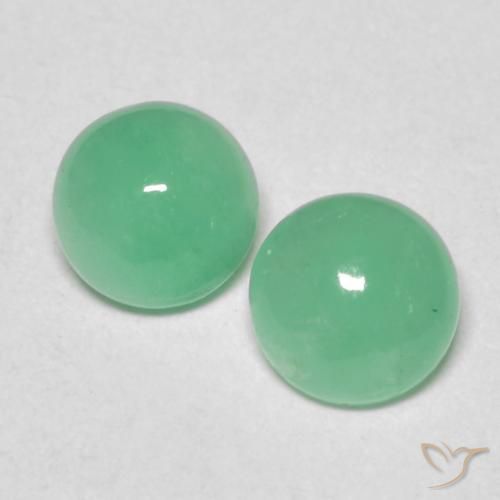0.85ctw Naturel Vert fougère Émeraude, Tour, Translucide