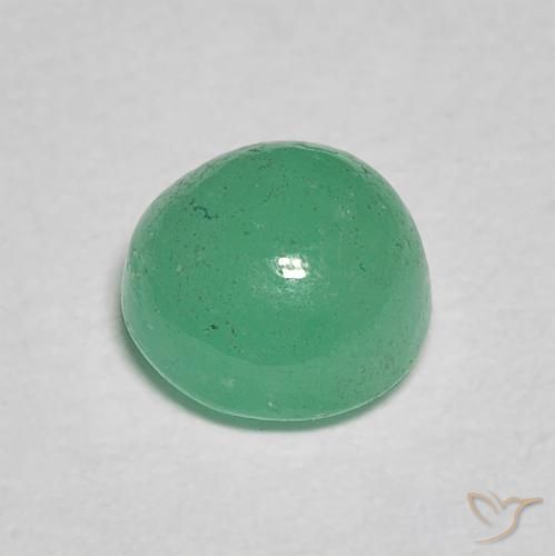 Émeraude Vert moyen naturelle Tour, 0.86 ct, Translucide