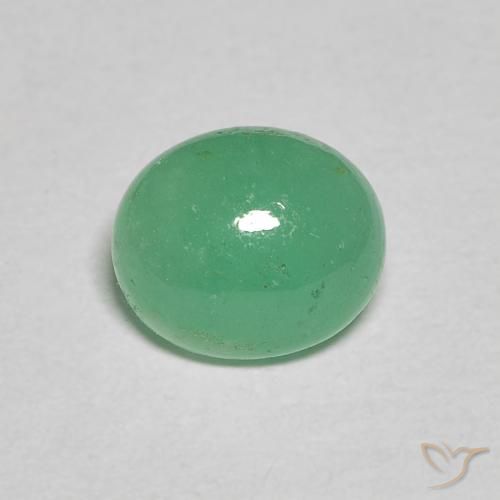 1.04ct Naturel Vert moyen Émeraude, ovale, Translucide