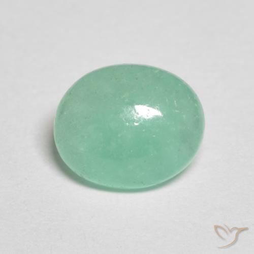 1.05ct Naturel Vert fougère Émeraude, ovale, Translucide, Photo A