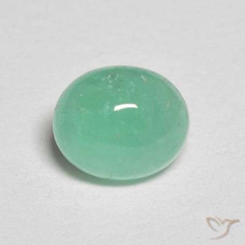 0.61ct Naturel Vert pistache Émeraude, ovale, Translucide