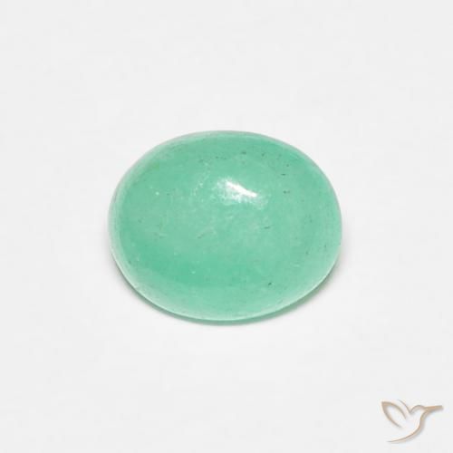 0.67ct Naturel Vert clair Émeraude, ovale, Translucide