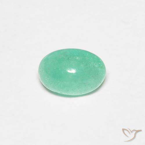 0.44ct Naturel Vert pistache Émeraude, ovale, Translucide