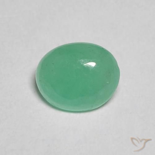 0.66ct Naturel Vert menthe intense Émeraude, ovale, Translucide