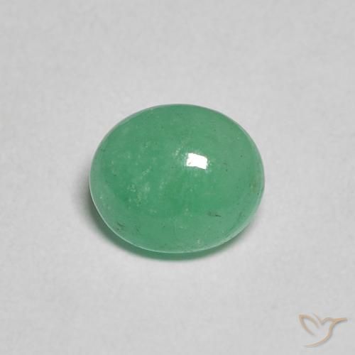 0.95ct Naturel Menthe verte Émeraude, ovale, Translucide