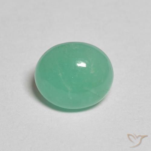 0.95ct Naturel Vert clair Émeraude, ovale, Translucide