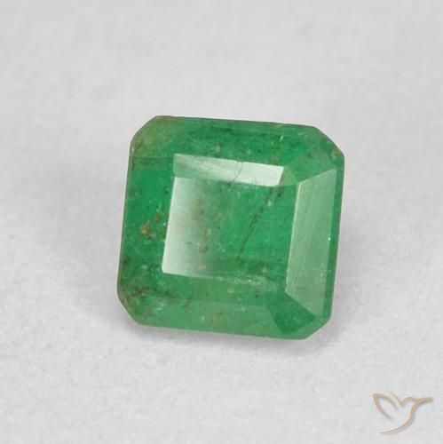 Émeraude Vert chaud naturelle Octogone / coupe Émeraude, 0.26 ct, SI