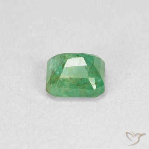Émeraude Vert trèfle naturelle Octogone / coupe Émeraude, 0.30 ct, SI