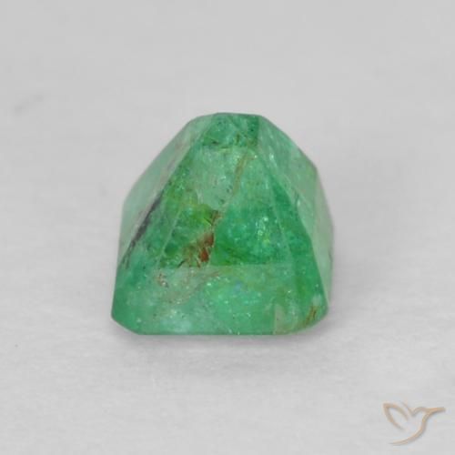 Émeraude Vert basilic léger naturelle Octogone / coupe Émeraude, 0.27 ct, SI