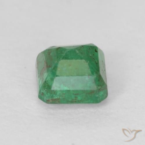 Émeraude Vert moyen naturelle Octogone / coupe Émeraude, 0.40 ct, SI