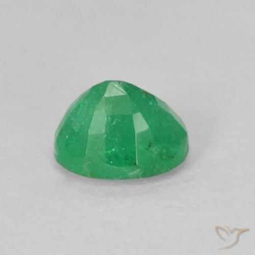 Émeraude Vert clair naturelle ovale, 0.47 ct, SI