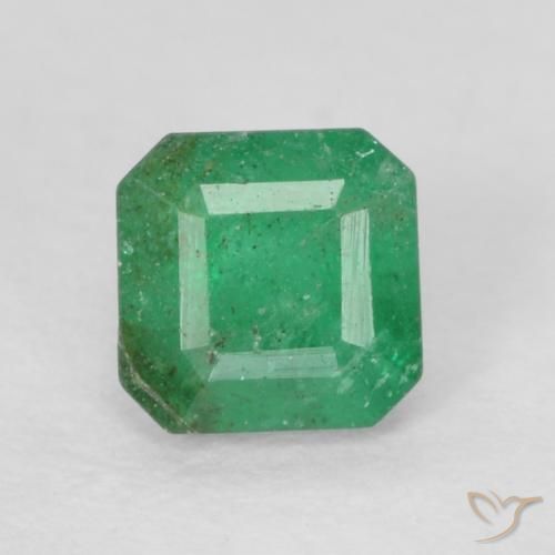 0.27ct Naturel Vert chaud Émeraude, Taille émeraude, SI