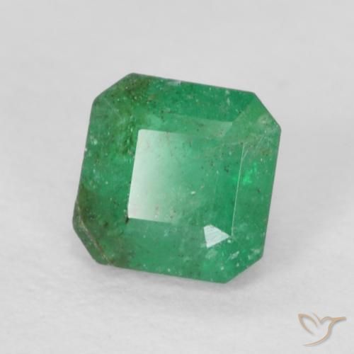 Émeraude Vert chaud naturelle Octogone / coupe Émeraude, 0.27 ct, SI