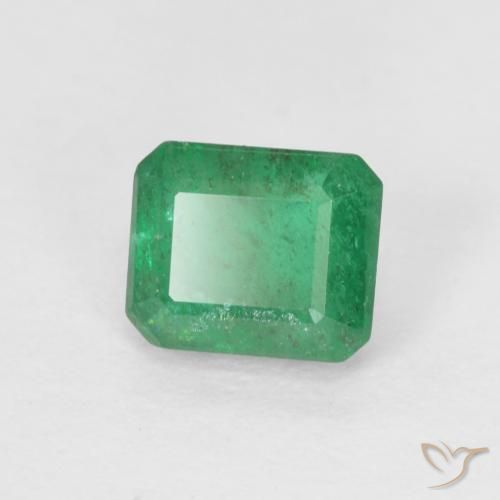 Émeraude Vert clair naturelle Octogone / coupe Émeraude, 0.59 ct, SI