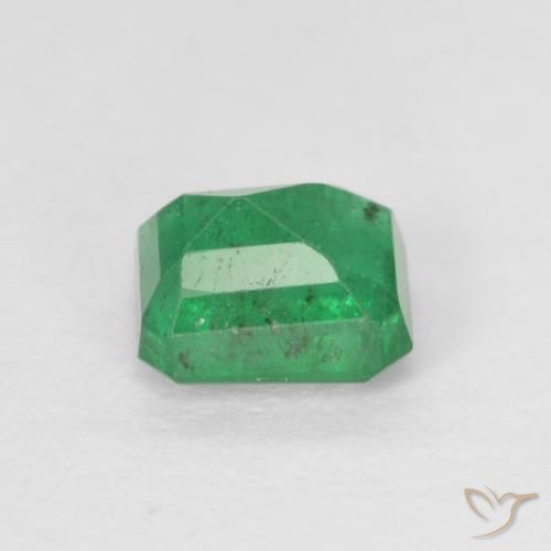 Émeraude Vert clair naturelle Octogone / coupe Émeraude, 0.59 ct, SI